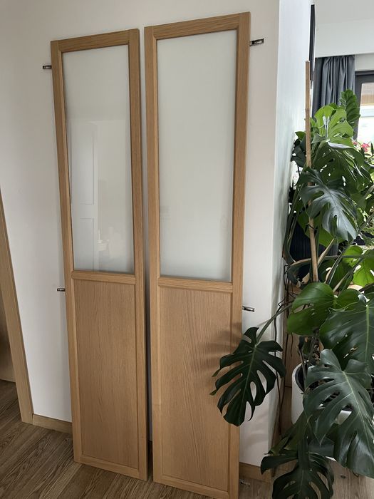 4 szt drzwi IKEA Billy Oxberg. Naturalna okleina dębowa.