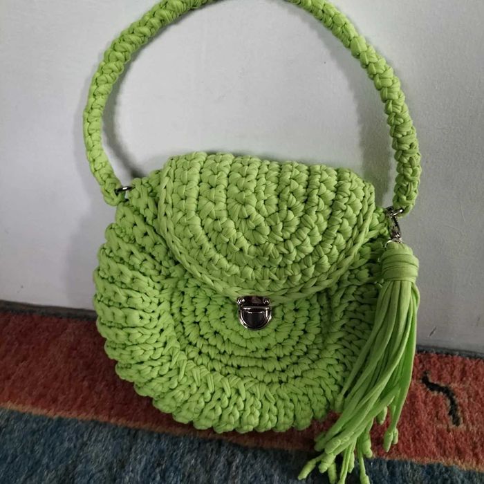 Torebka oreo ręcznie robiona na szydełku