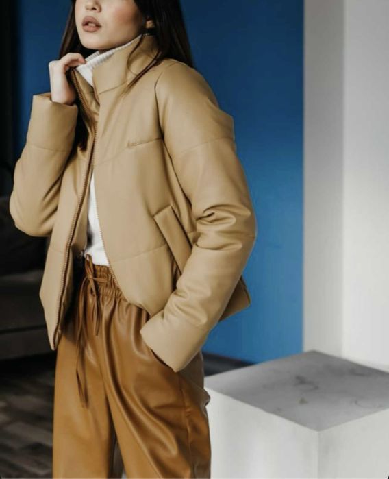 Куртка жіноча еко-шкіра коротка