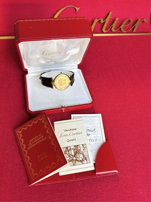 Cartier Vendome Trinity 30mm zegarek kolekcjonerski