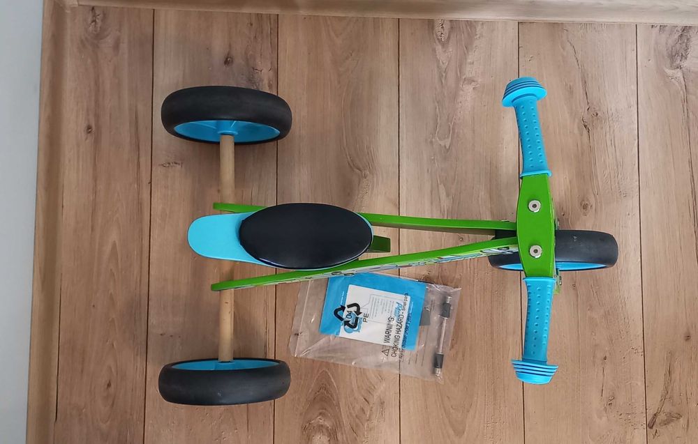 Rowerek dziecięcy drewniany 3 kołowy, 2 kołowy 12-36 miesiecy