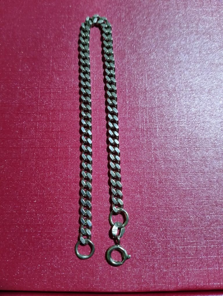 Срібний браслет, довжина 18,5