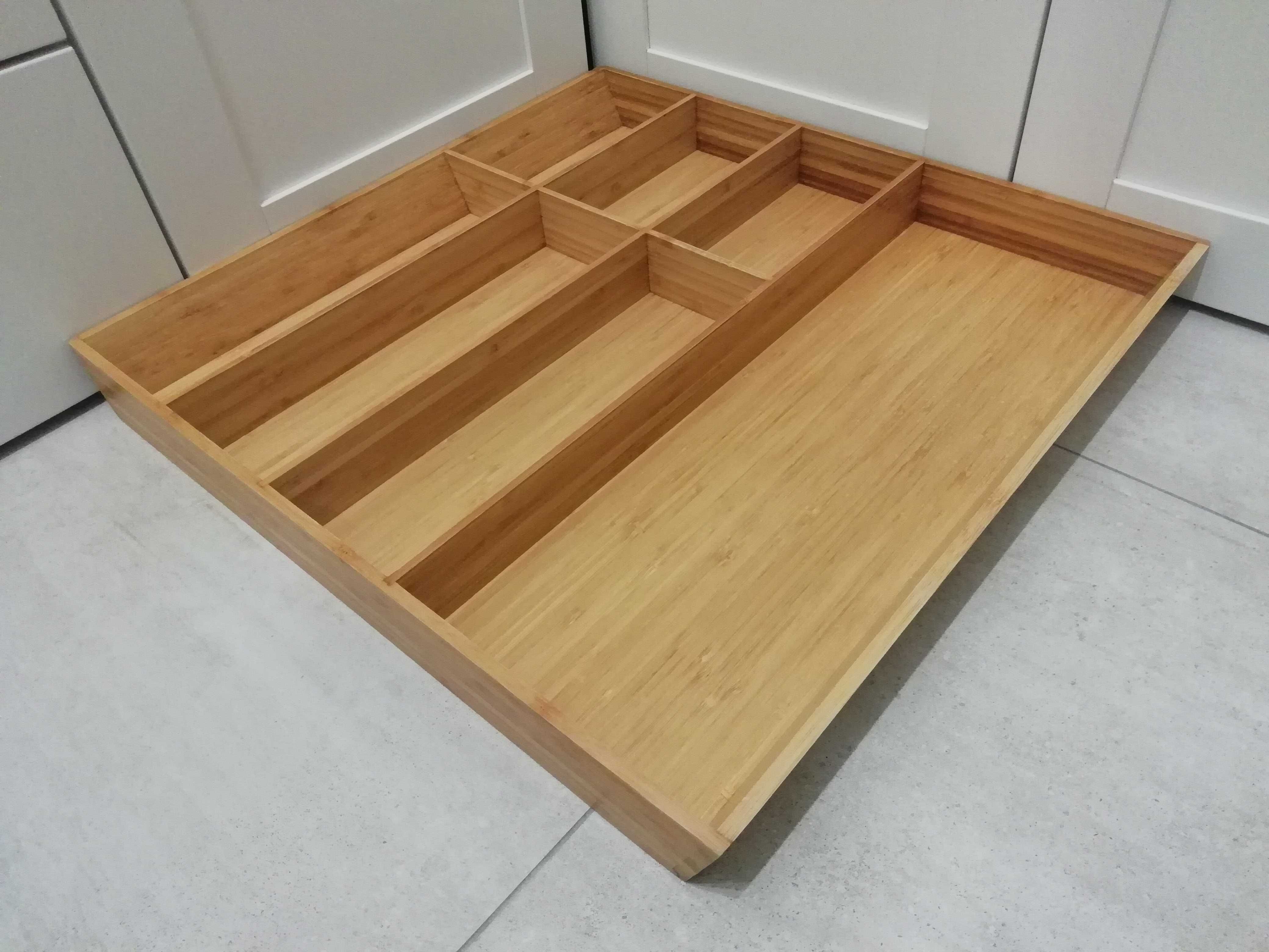 Ikea Variera wkład do szuflady organizer taca bambus 50x52cm