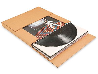 Гофрированная картонная коробка для отправки пластинок 12 "LP