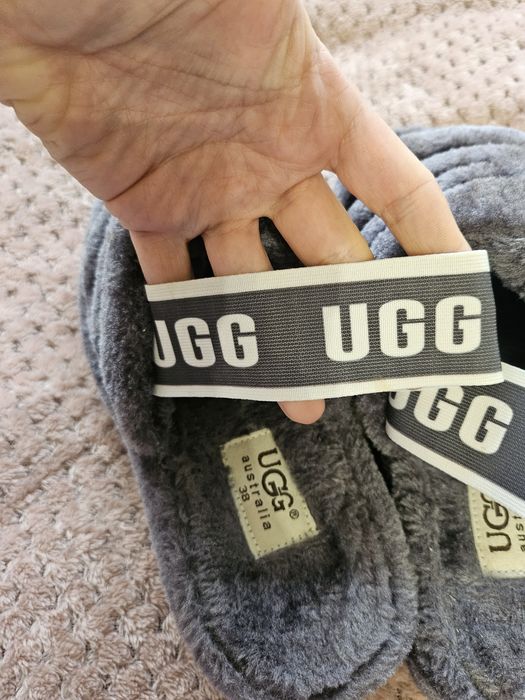 Nowe kapcie UGG szare