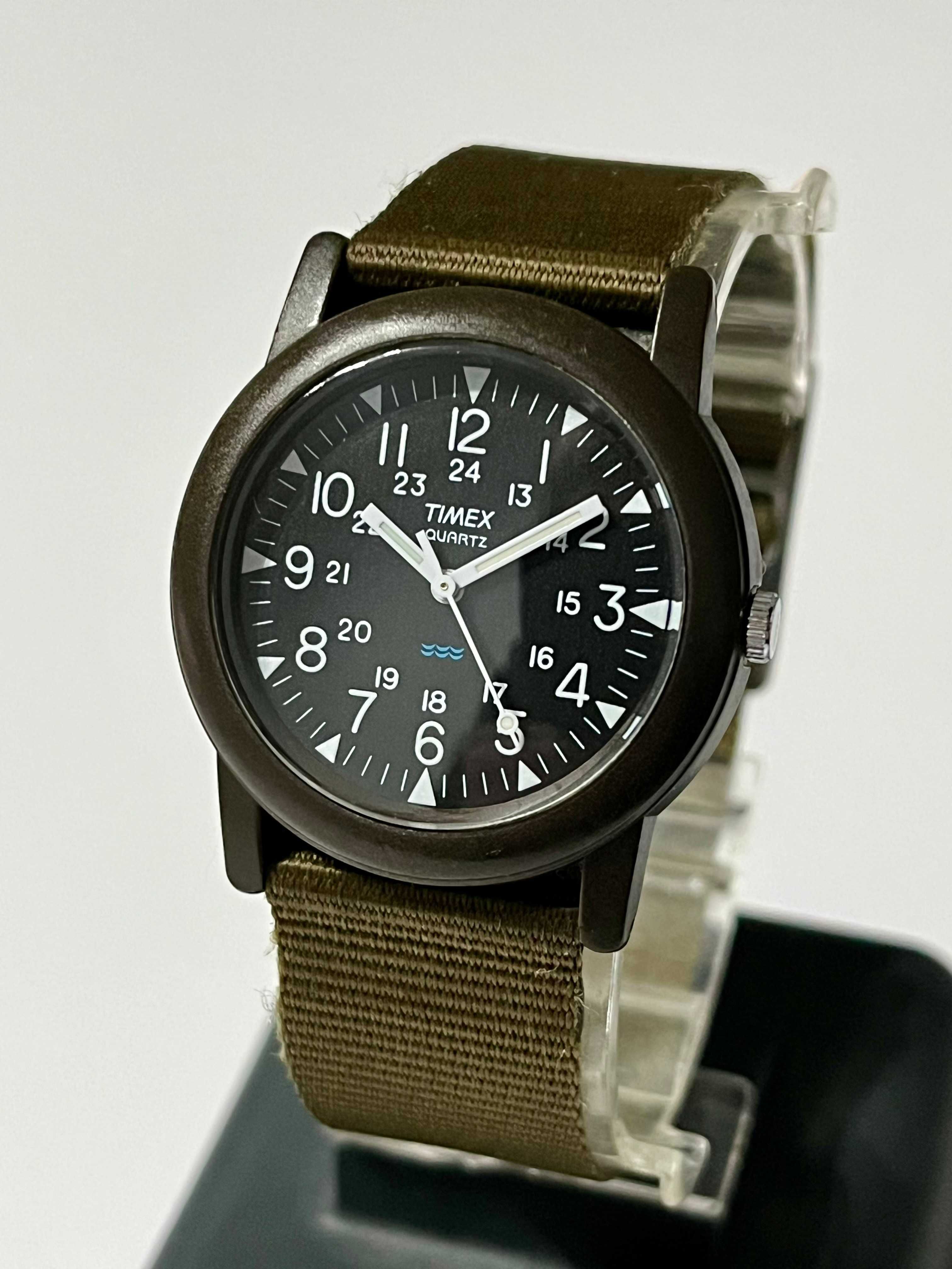 Zegarek Vintage Retro Timex Camper Field Watch Macgyver Militarny