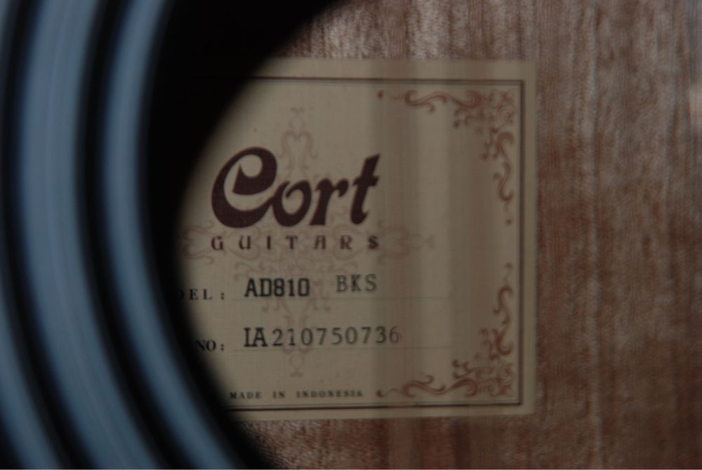Акустична гітара CORT AD810 BKS