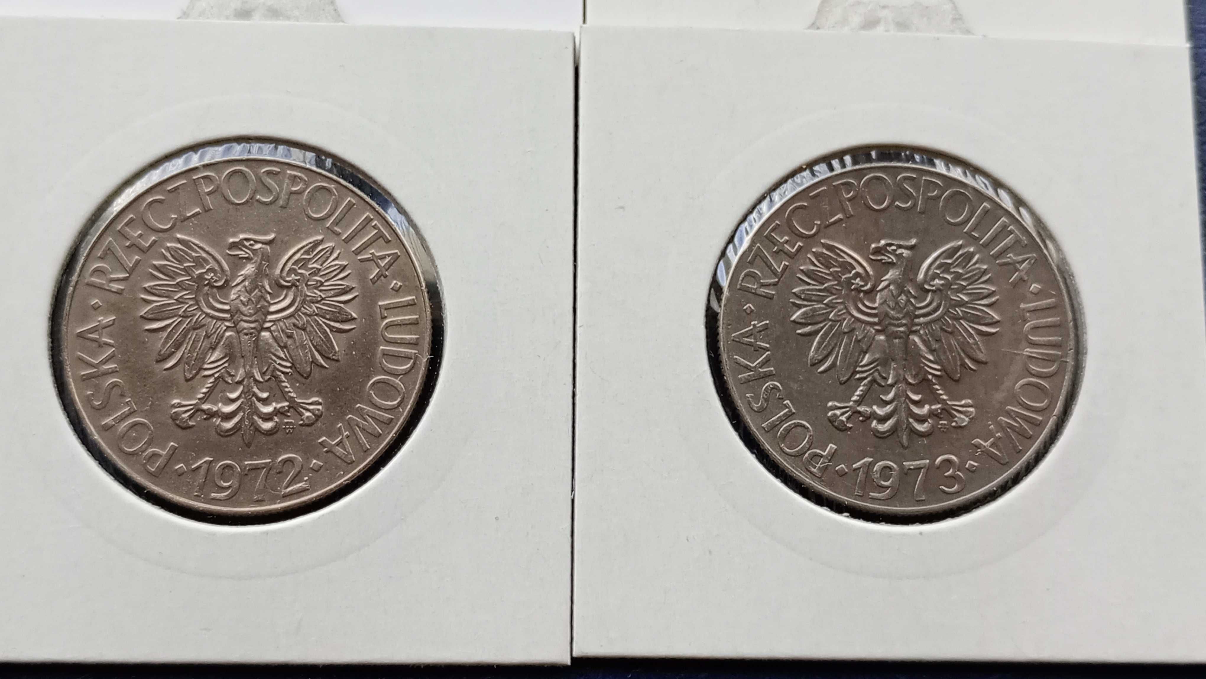 Stare monety 10 złotych Tadeusz Kościuszko wszystkie roczniki 8 monet