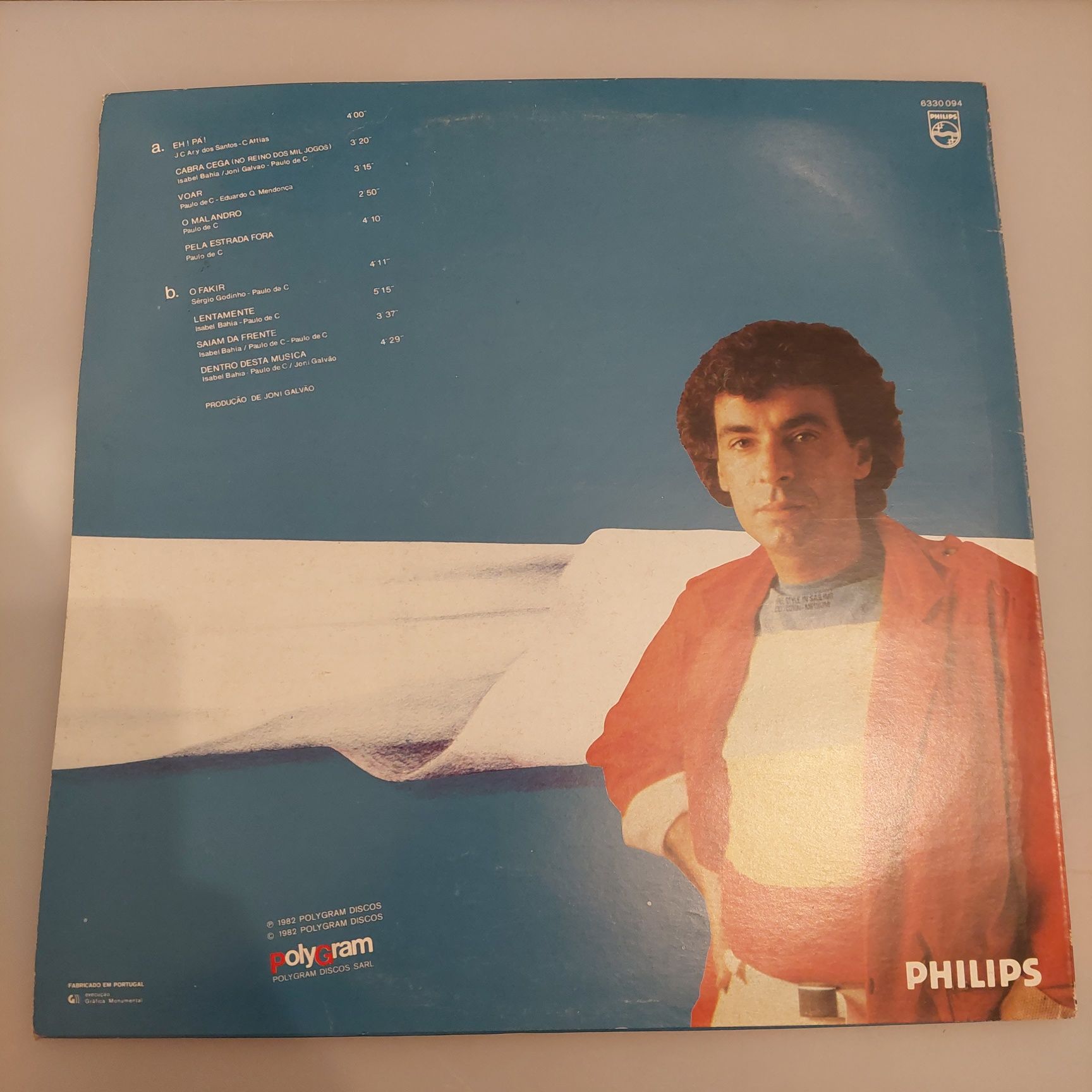 Disco Vinil LP Paulo De Carvalho - Cabra Cega