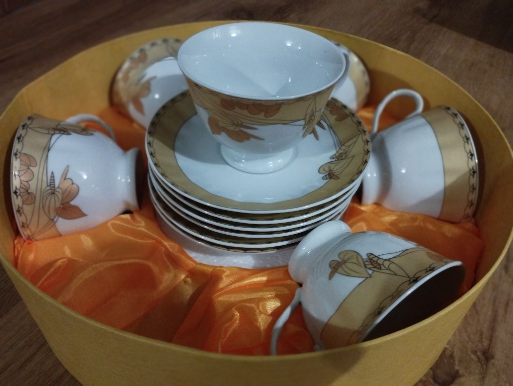 Porcelanowy serwis kawowy Yamasen