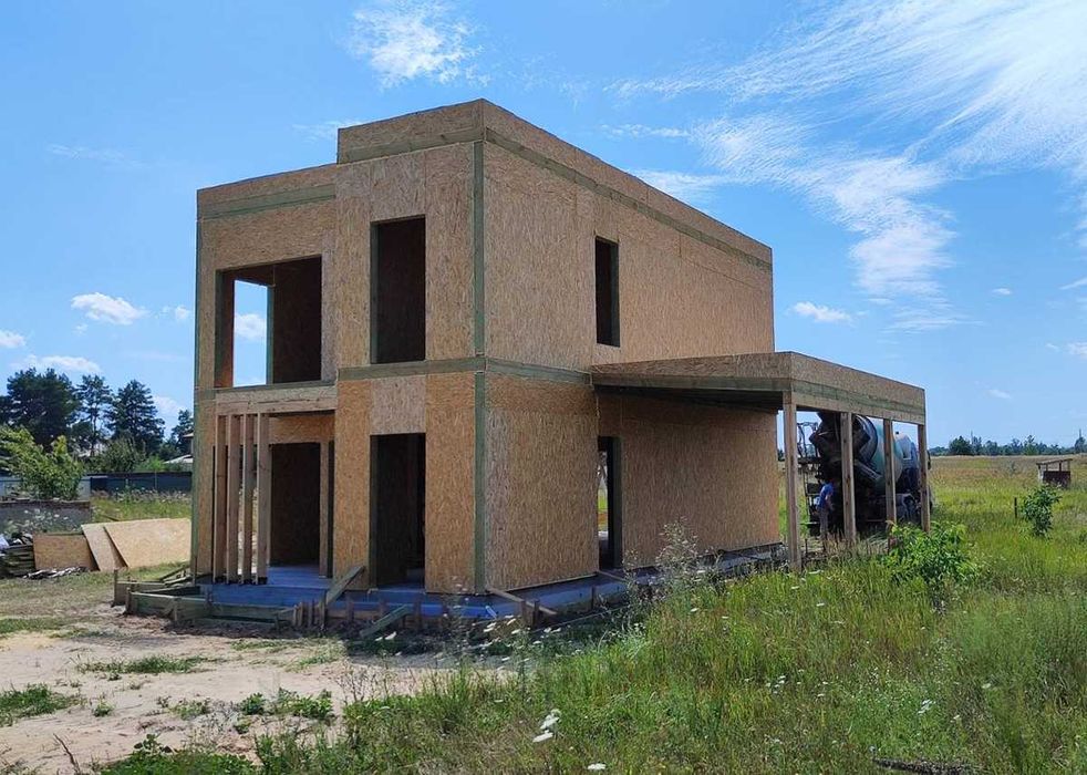 Побудуємо двоповерховий будинок СІП СИП панелі Вінниця Домокомплект