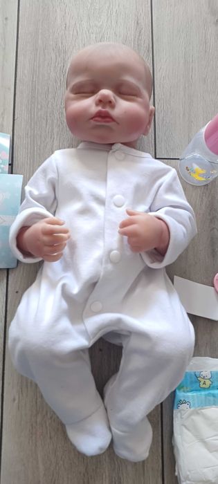 Lalka jak żywa Reborn noworodek dziewczynka + AKCESORIA