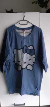 H&M bluza HelloKitty sukienka dresowa do legginsów oversize L/XL