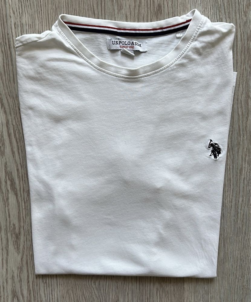 Biała koszulka t-shirt U.S. Polo Assn.