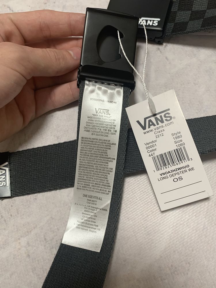 Ремінь Vans belt