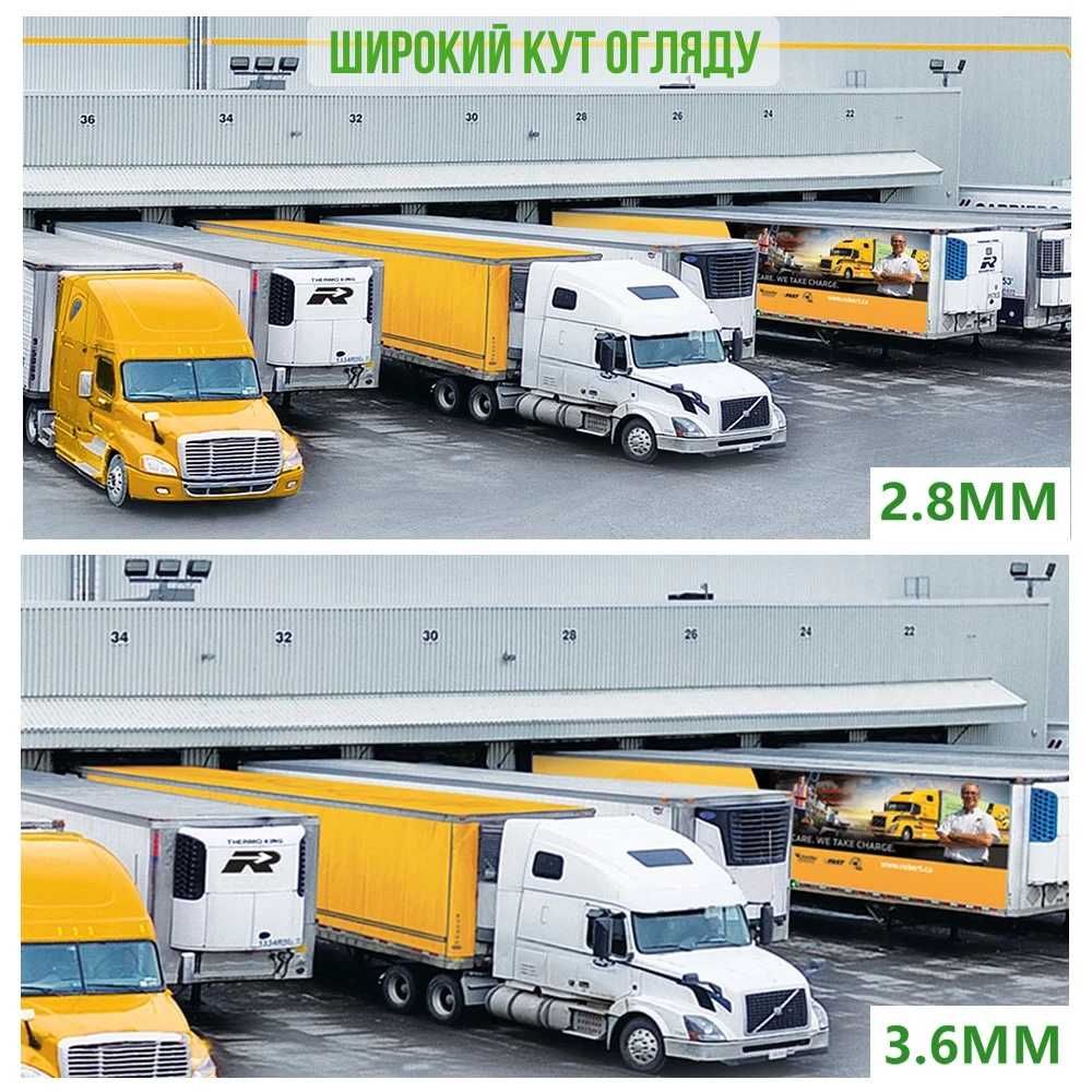 Комплект из 4 широкоугольных камер видеонаблюдения G.Craftsman 5MP