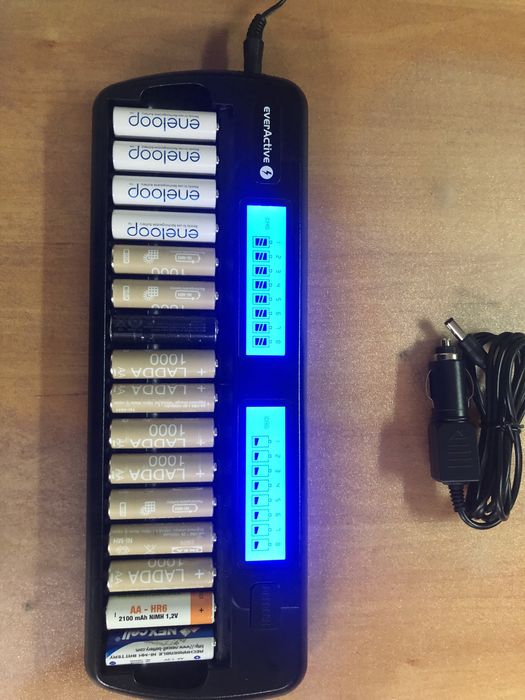EVERACTIVE Battery Charger, 16 Simultaneously.64343215499651121