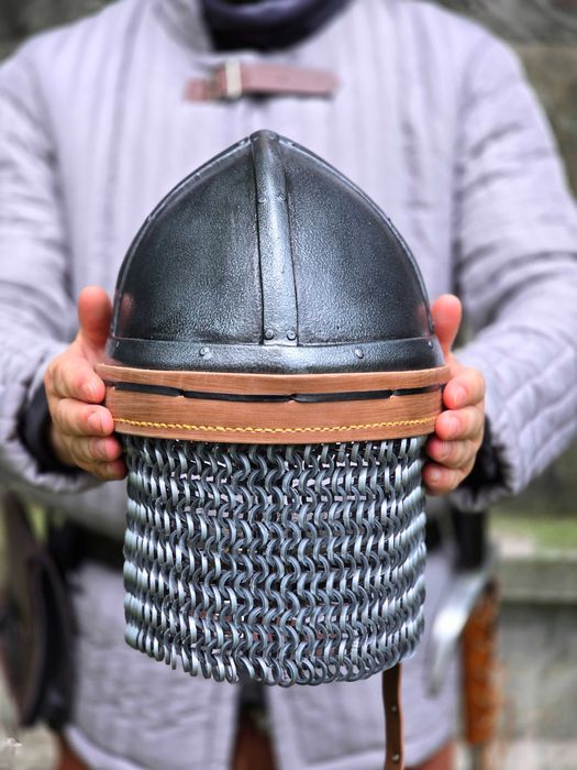 Норманський Шолом (назальний шолом) косплей Ева Фоам