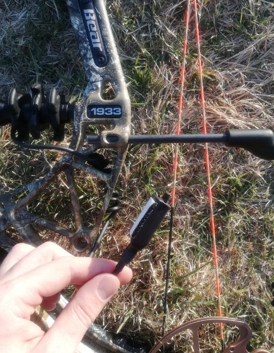 Stabilizator myśliwski do łuku z latarką polowanie łuk bloczkowy