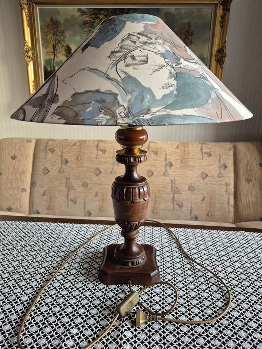 Duża Lampa drewniana REZERWACJA