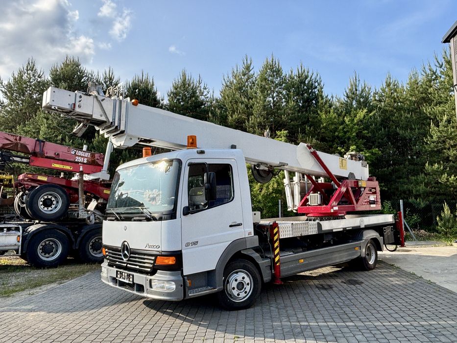 Żuraw samojezdny Klaas Emminghaus E30 m dźwig dekarski Bocker Paus