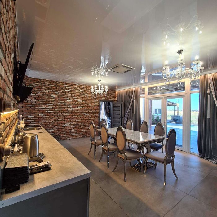 Аренда дома на берегу реки в стиле LOFT. Бассейн, Баня, Банный Чан.