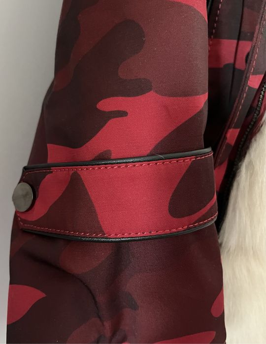 Пуховик женский стиль милитари