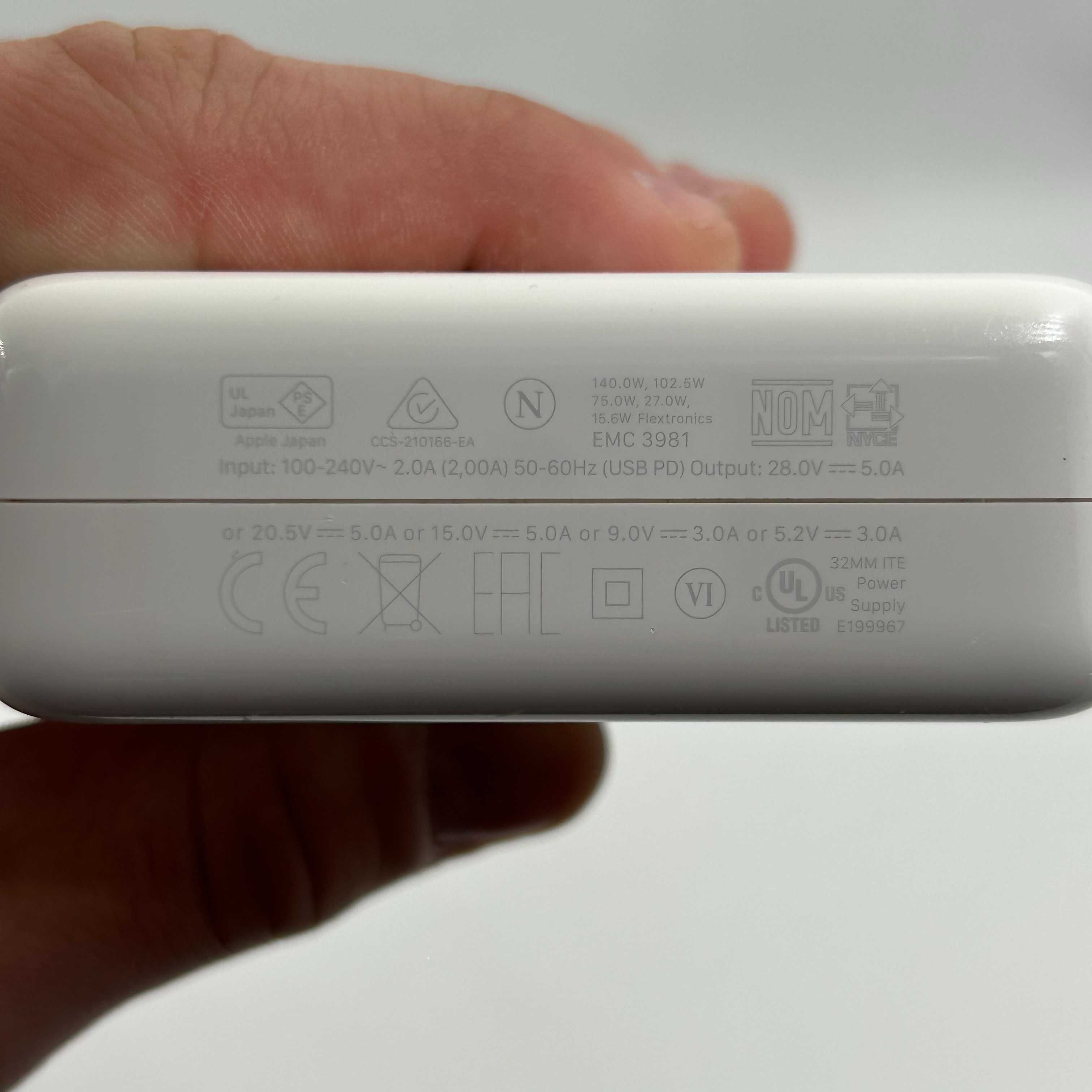 Zasilacz kostka Apple USB-C 140W A2452 - 100% Oryginał IGŁA