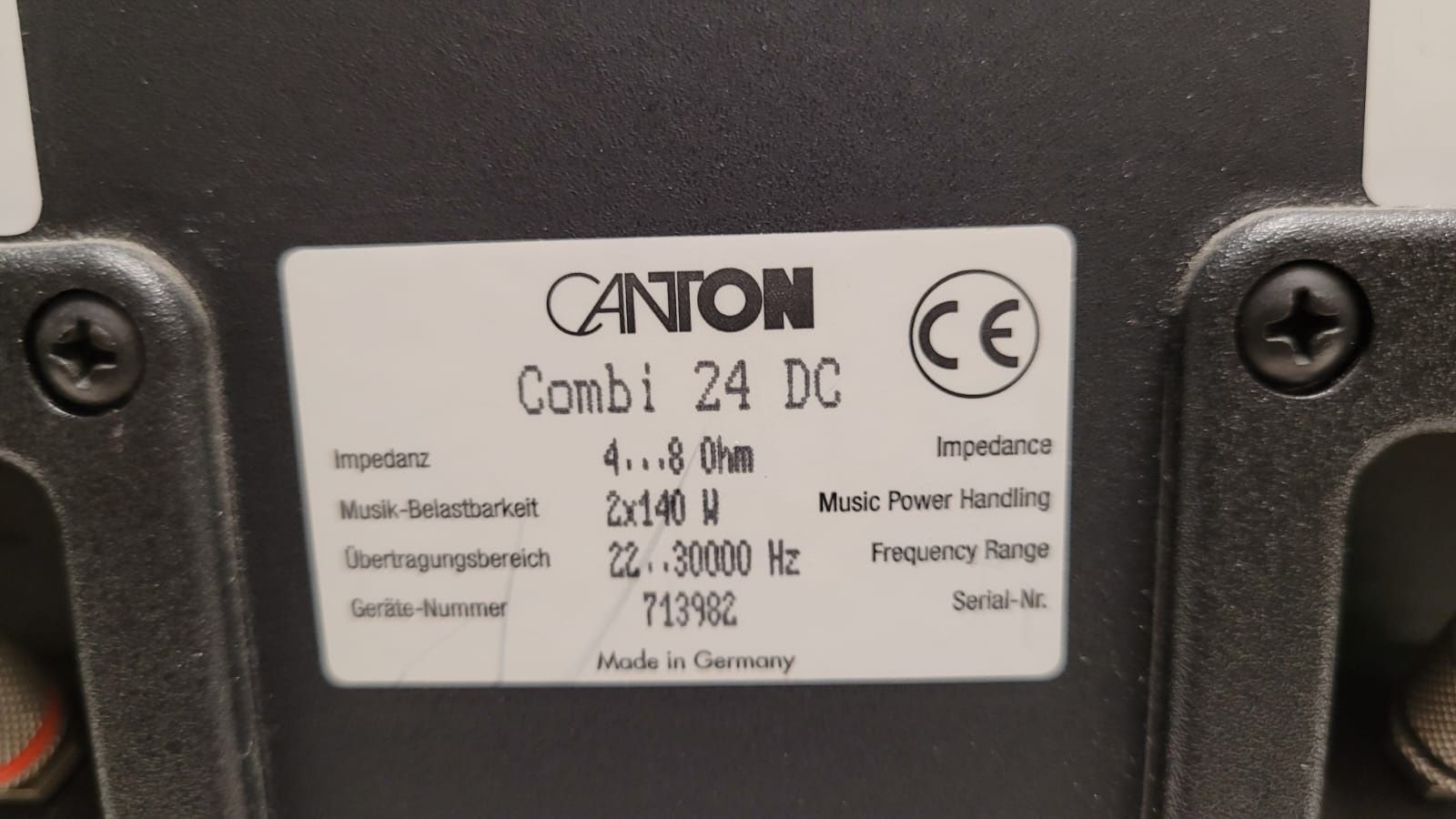 Canton Combi 24 DC subwoofer Pasywny 2x140W 4-8ohm