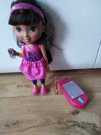 Mówiąca, dwujęzyczna Lalka Dora i smartfon, zabawka interaktywna