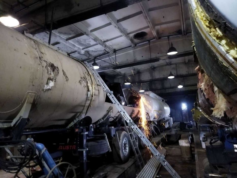 Ремонт рам напівпричепів, ремонт самоскидів, ремонт автоцистерн