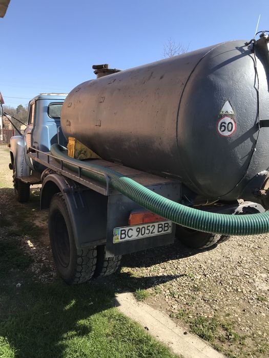 Газ 53 ассенізатор, бочка, вакуумна машина