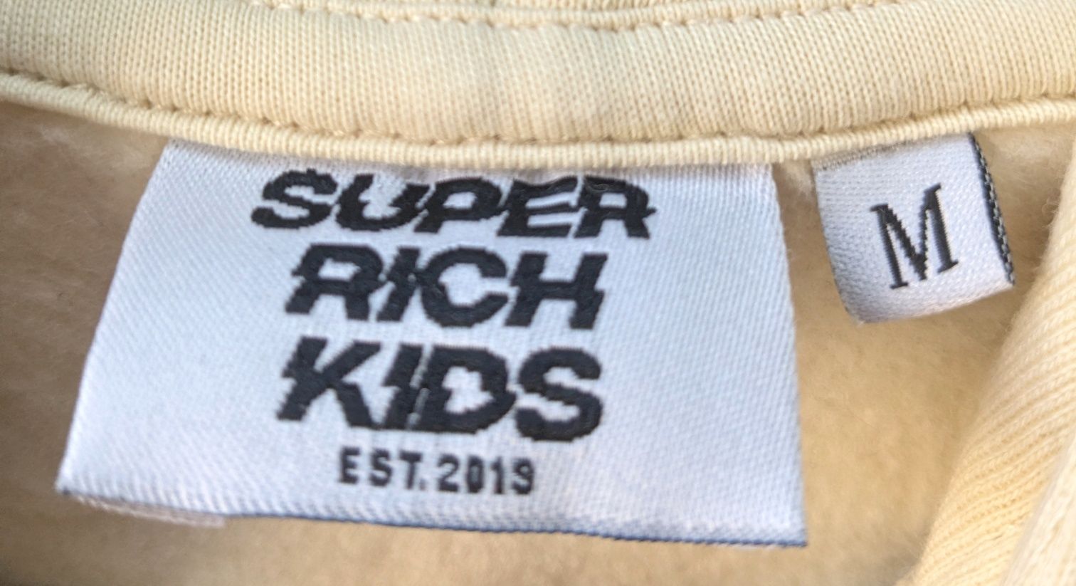 Bluza Super Rich Kids jasnożółta rozm. M