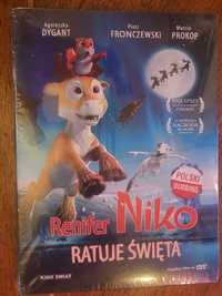 DVD Renifer Niko ratuje Święta 2009 Kino Świat / Dubbing PL/ folia