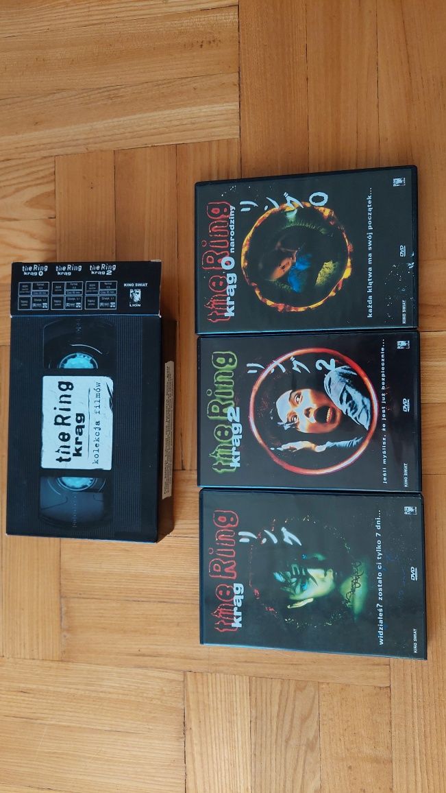 The ring krąg ringu dvd 3 filmy kolekcja horror japonia