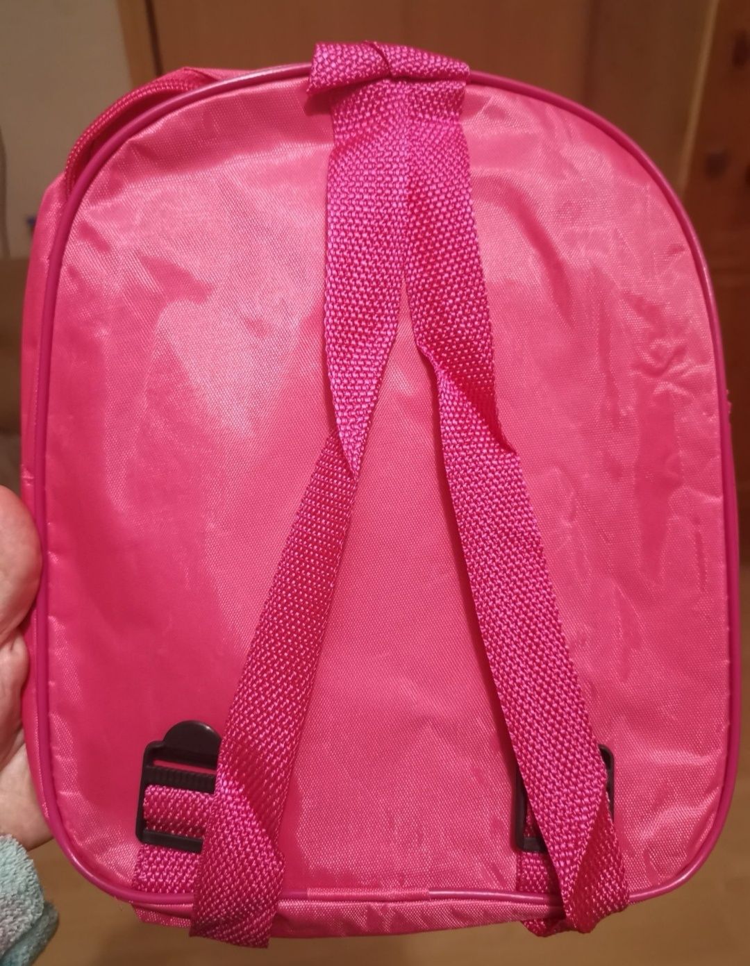 Różowy plecak szkolny plecaczek do szkoły dla dziewczynki Violetta