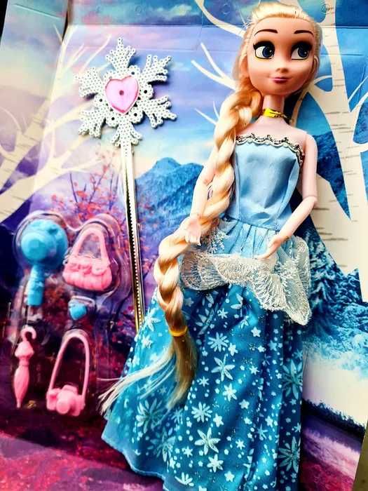 Lalka dla dziewczynki Elsa z dodatkami _ nowa zabawka