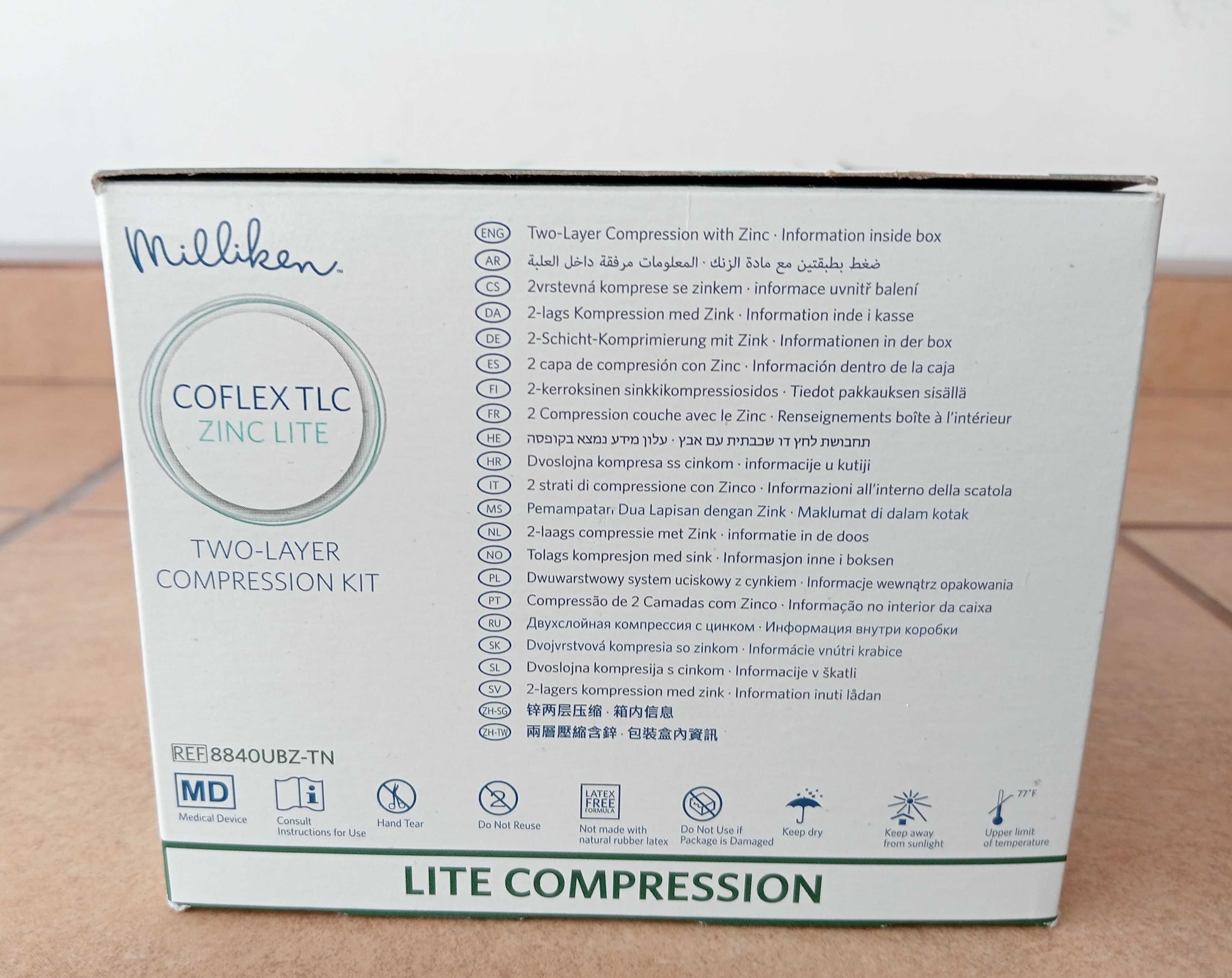 CoFlex TLC ZINC Lite opatrunek poliuretanowy 10 cm x 5,5 m