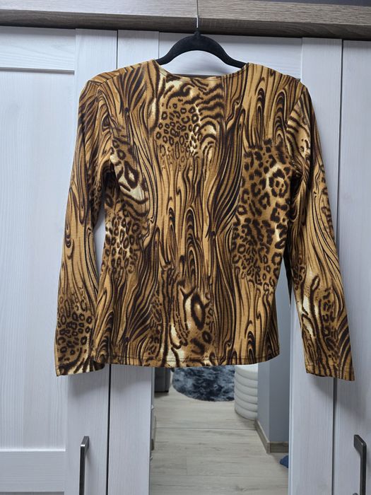 Sweterek cienki we wzór zwierzęcy rozm s/m