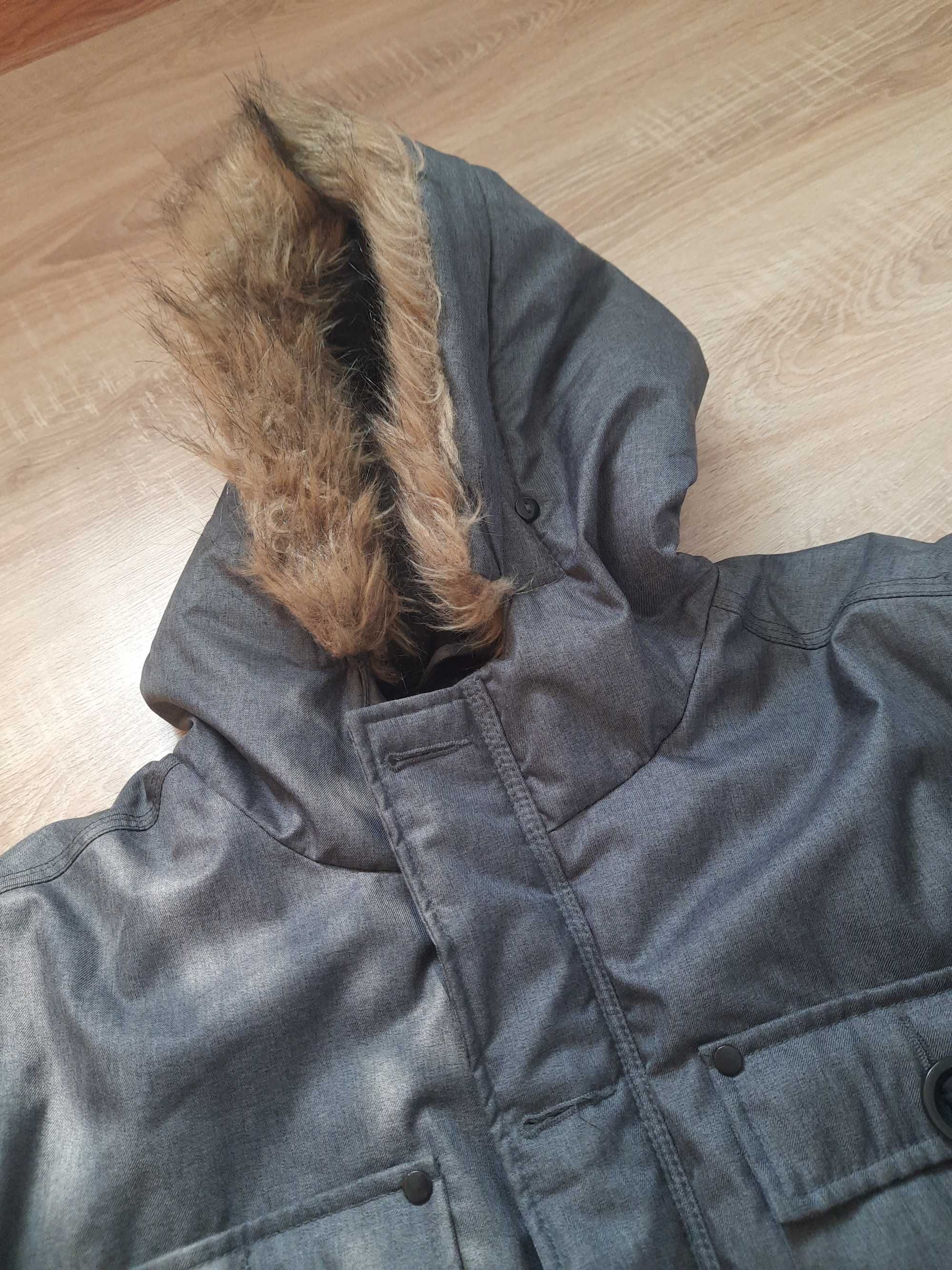 Мужская зимняя куртка (парка)  XL! СОСТОЯНИЕ 5+