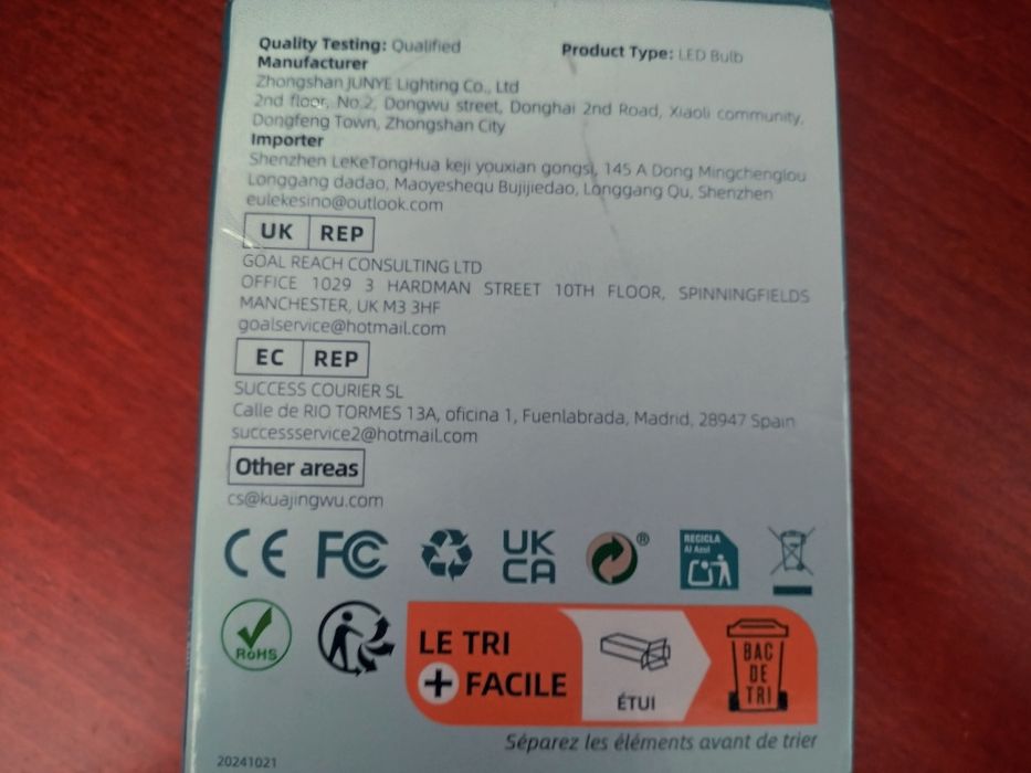 Żarówki samochodowe H11 LED bulb Sinoparcel