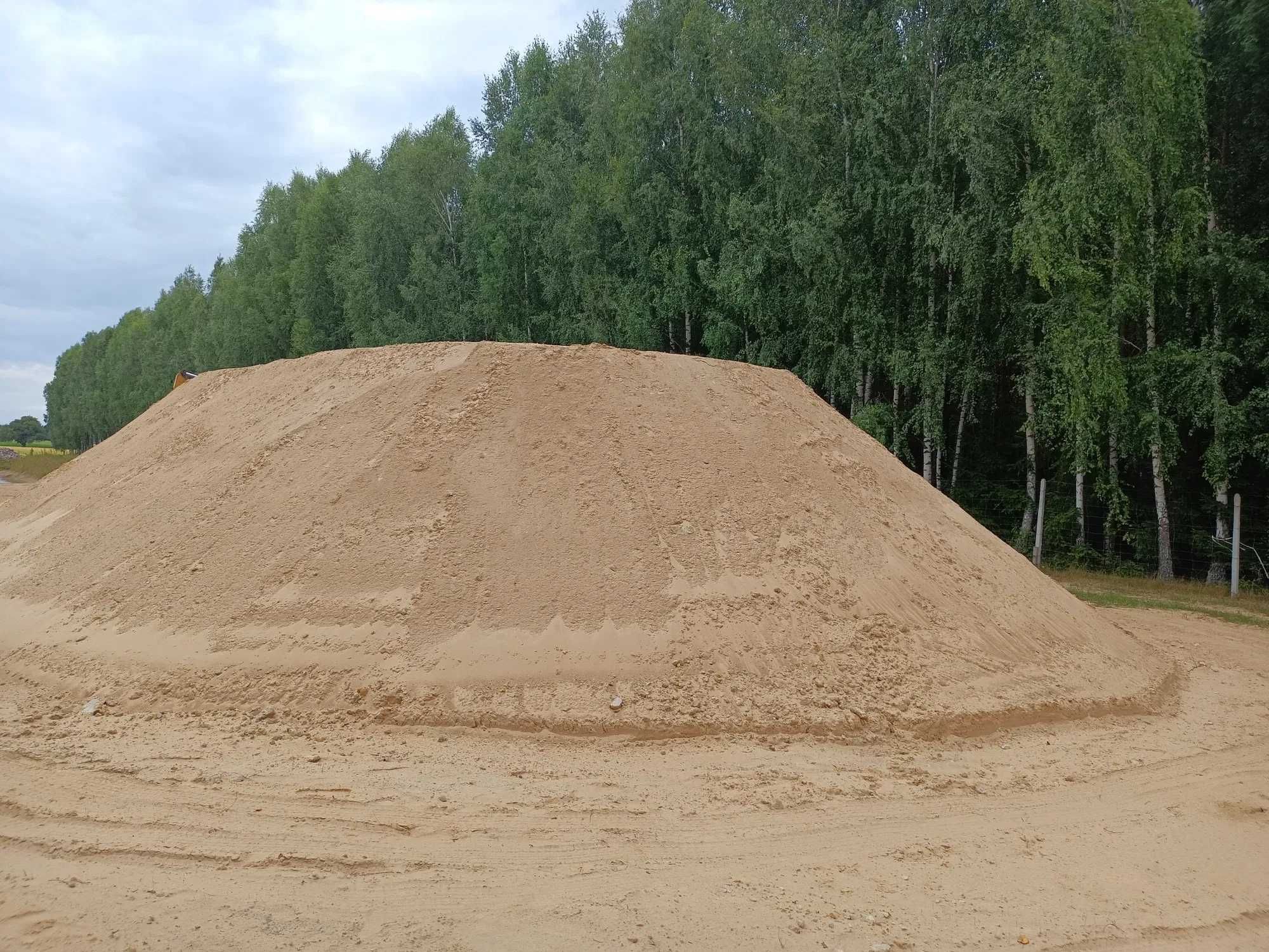 Piasek kopany, płukany z dowozem