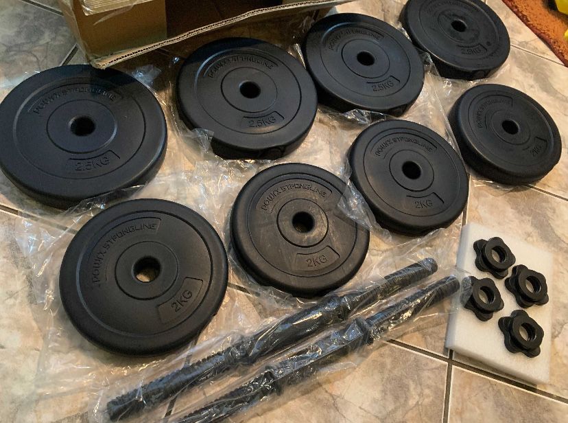 NOWY komplet hantli 2x10kg habtle hantelki silownia do ćwiczen fitness