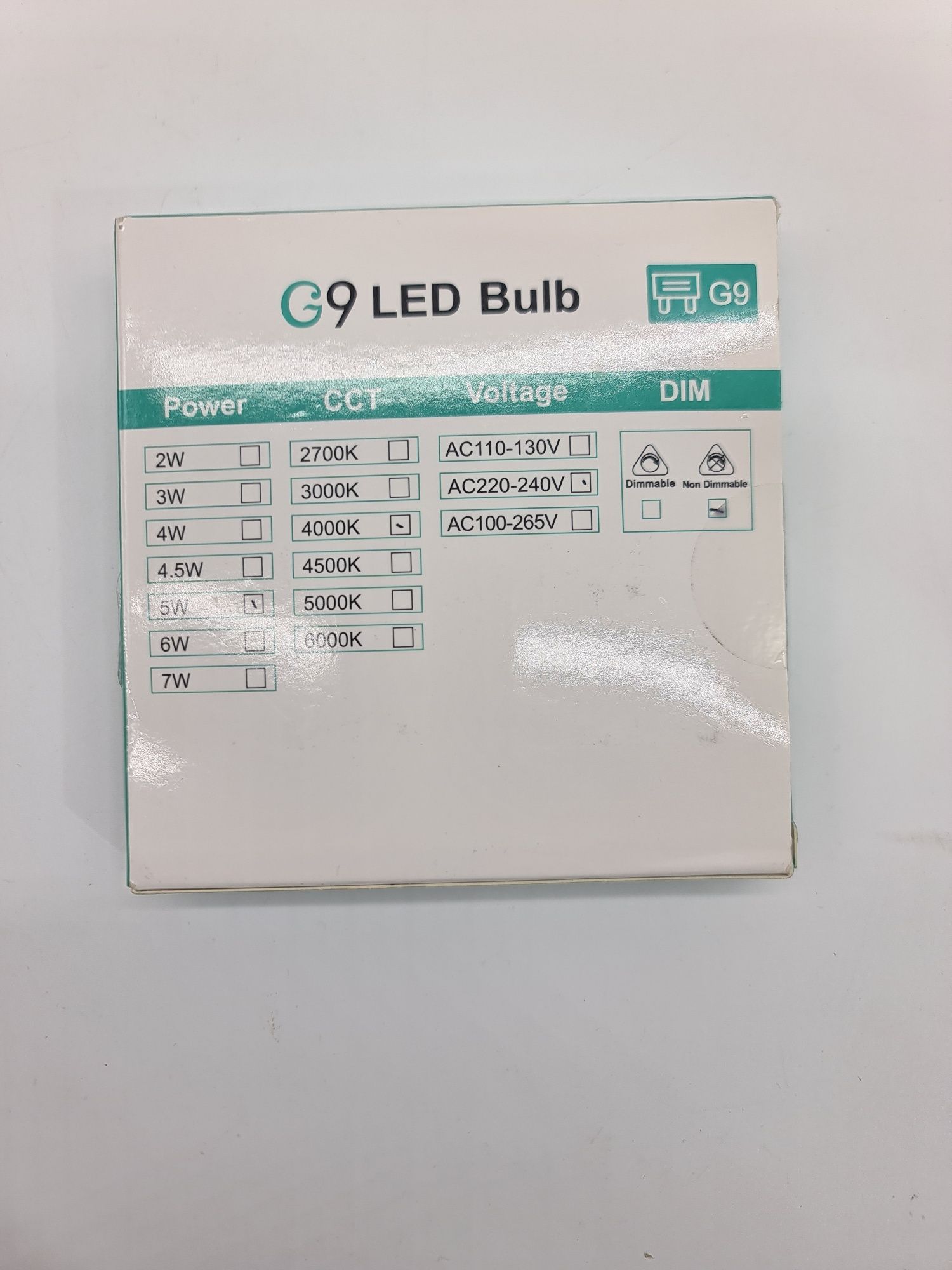 Conjunto 10 lâmpadas 5 watts LED - Novo