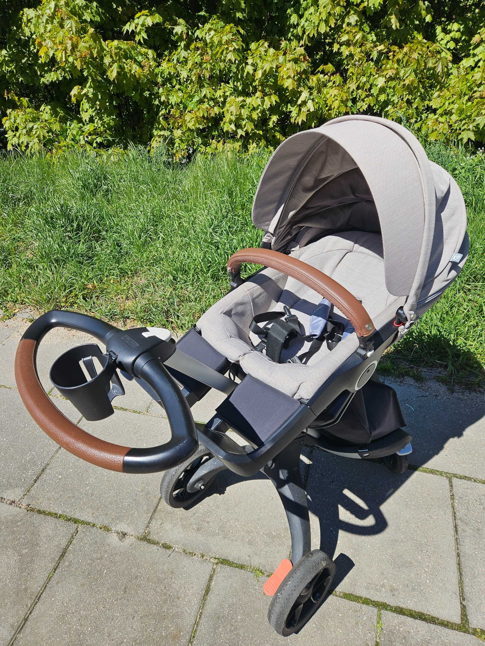 Wózek dziecięcy Stokke Xplory V6 gondola + spacerówka
