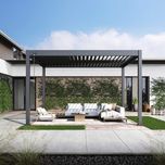Pergola aluminiowa zadaszenie żaluzjowe - wolnostojąca