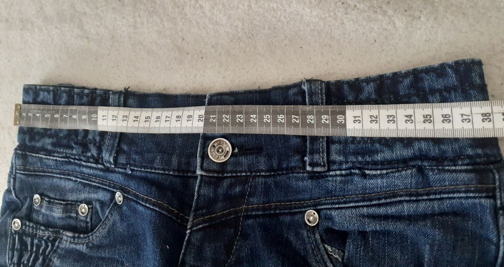 Spodnie joggery jeans 34 XS
