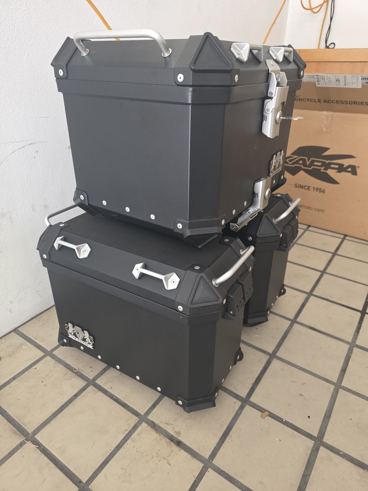 Topcase+ sidecase + suportes