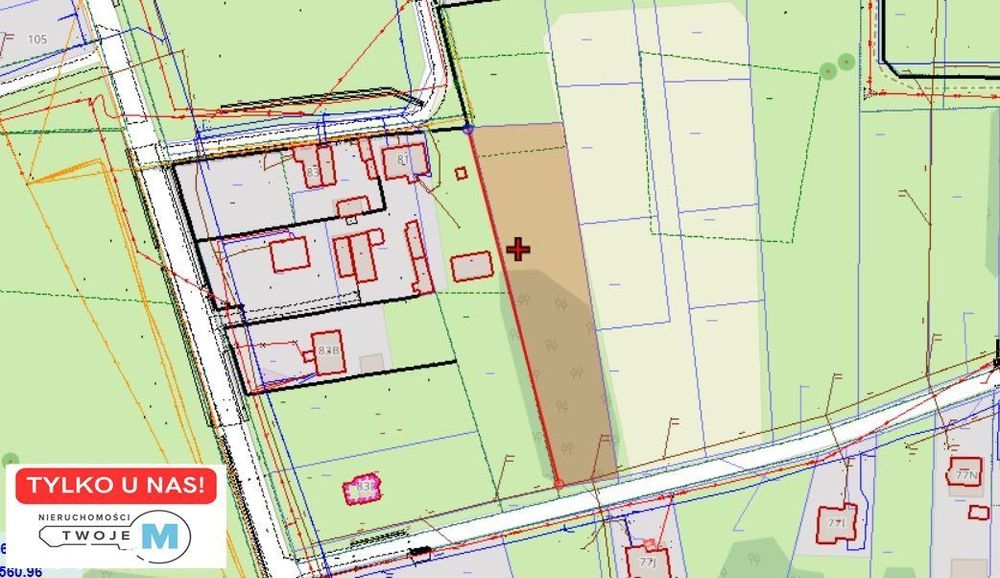 Piękna działka budowlana Mpzp Sokołów Górny