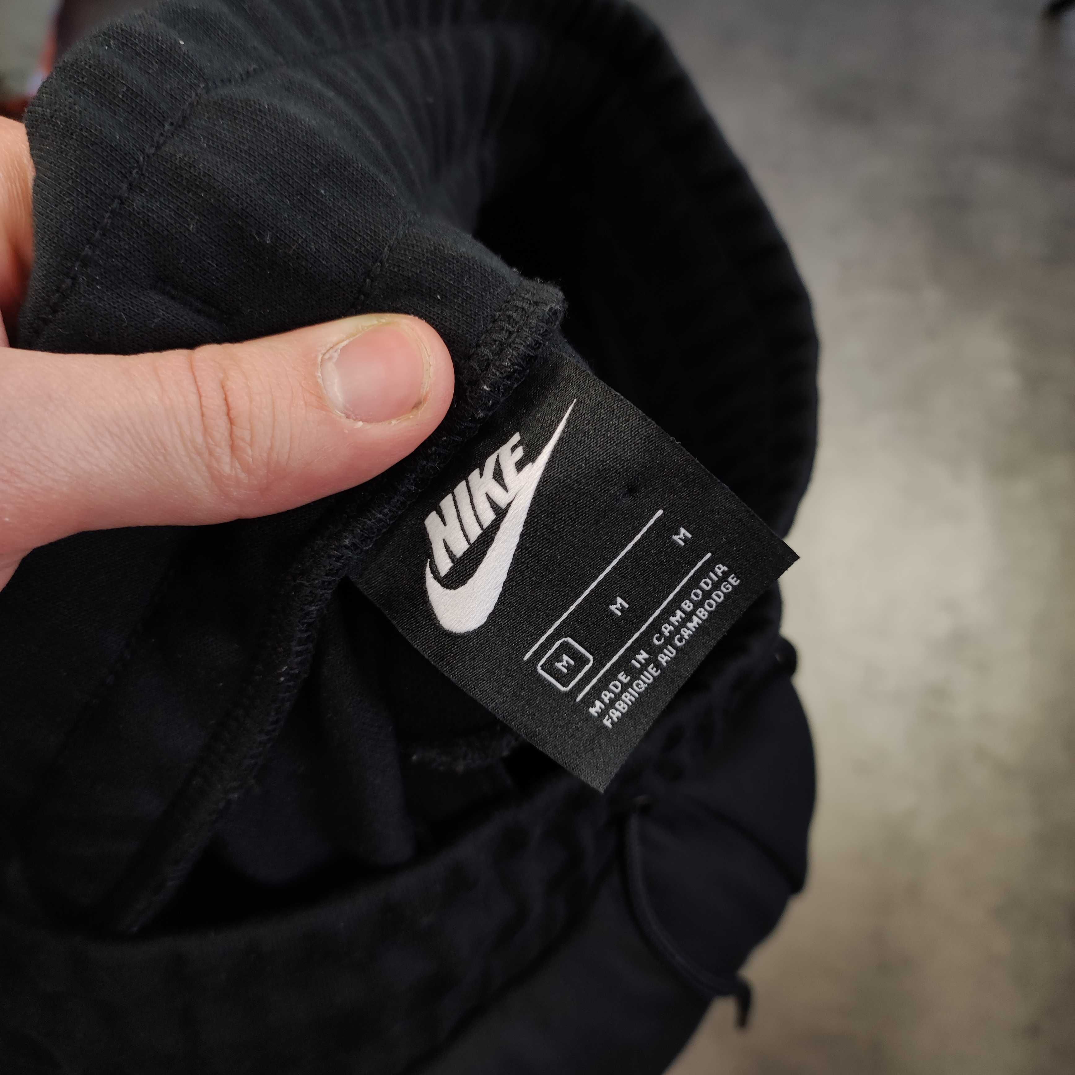 MĘSKIE Spodnie Sportowe Dresy Nike Tech Fleece Czarne Kieszonka Drill